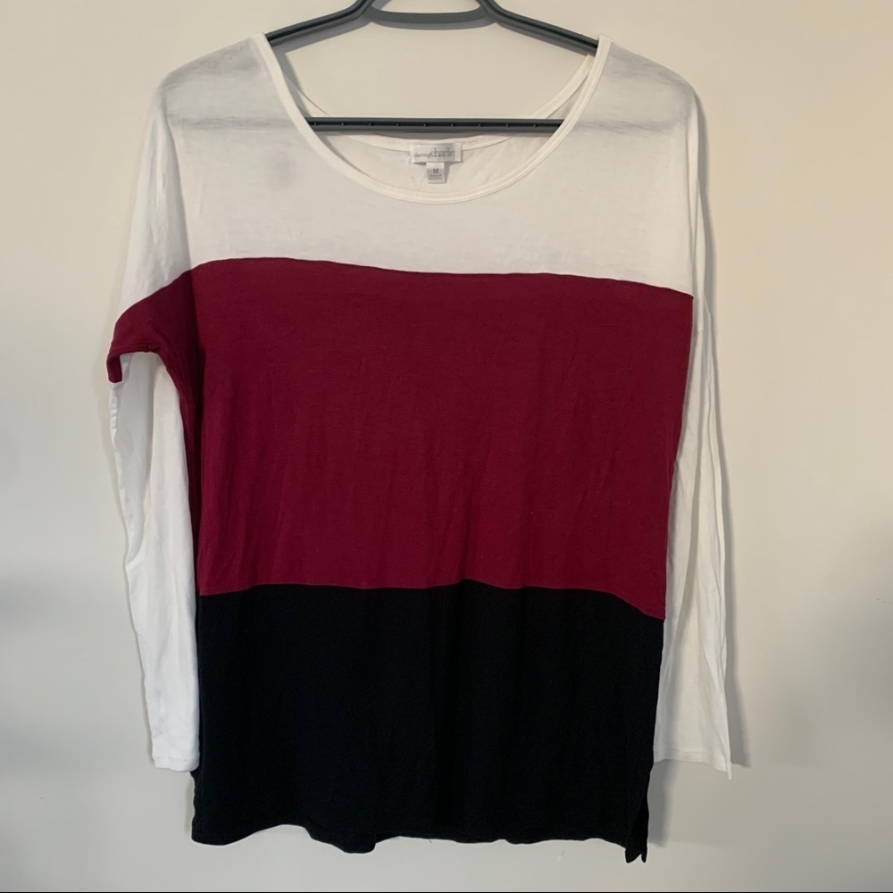 CHARMING CHARLIE Tri-color Tops Size M